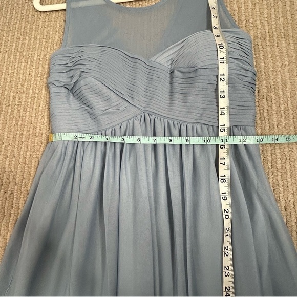 NWT Birdy Grey Blue Tulle Ryan Maxi Dress - Picture 14 of 15